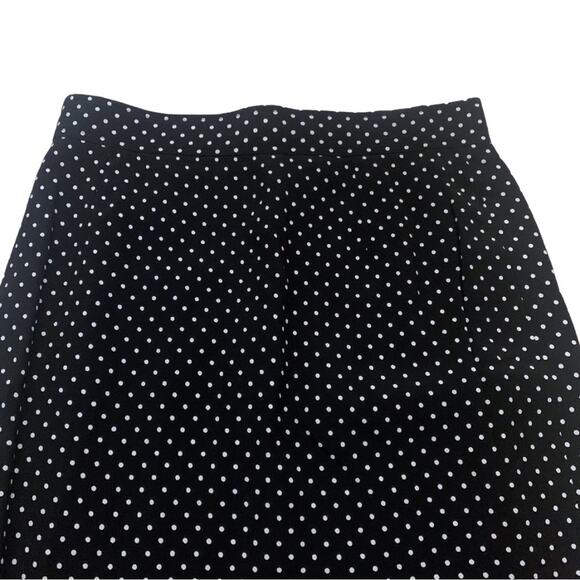 Vintage Veronica Barahona Black White Polka Dot Pencil Skirt Size Small Short - Picture 9 of 11